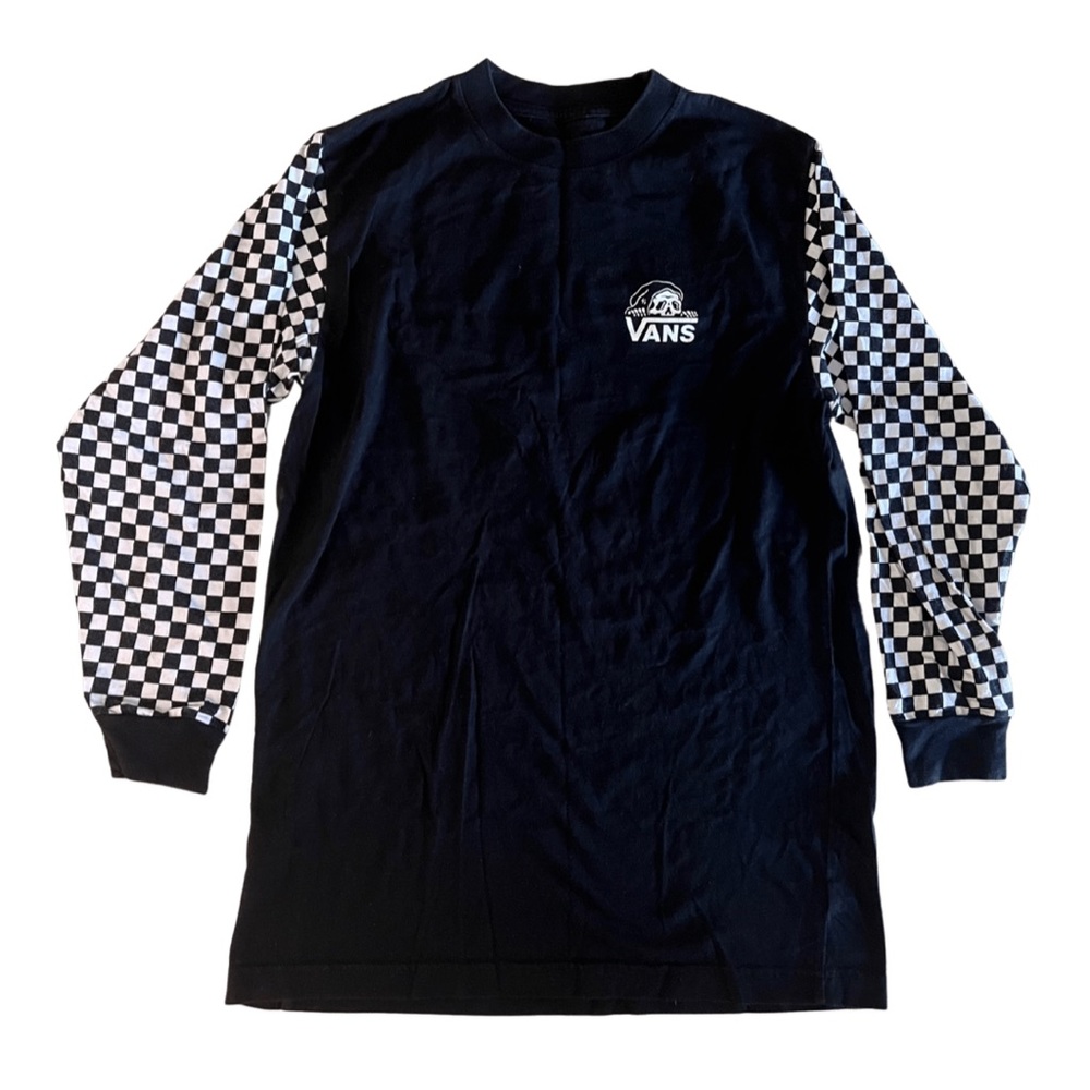 Vans X Sketchy Tank Long Sleeve Checkered T-shirt